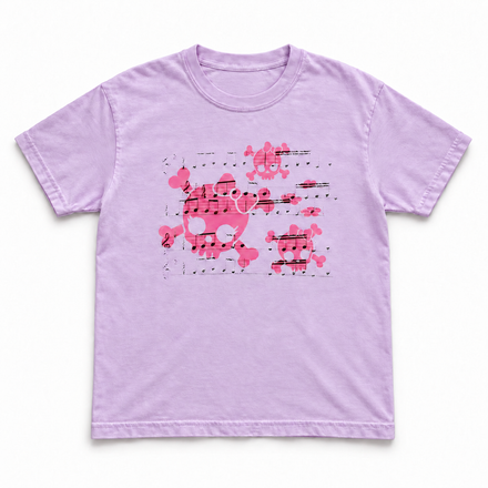 Music Skull Baby Tee
