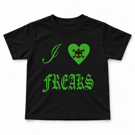 'I <3 Freaks' Baby Tee